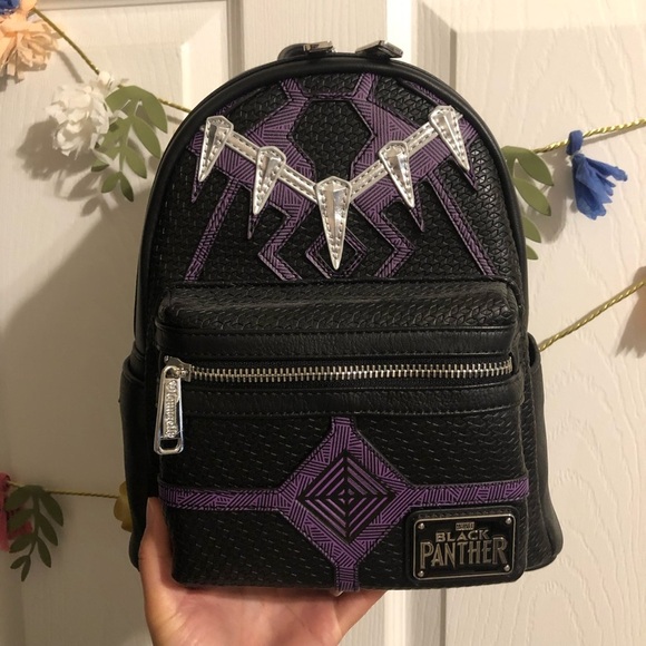 Loungefly Black Panther Backpack and Wallet - Picture 2 of 8